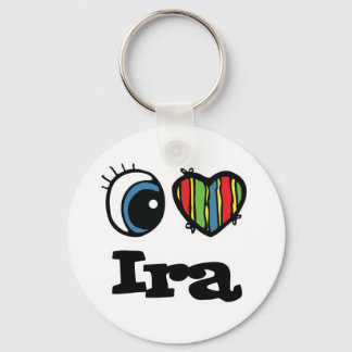 Porte-clés I Heart (Amour) Ira