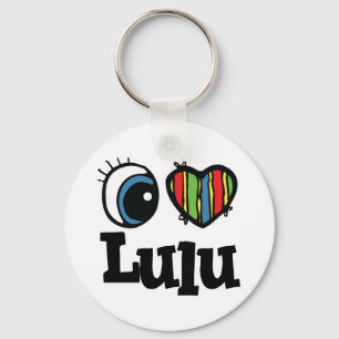 Porte-clés I Heart (Amour) Lulu