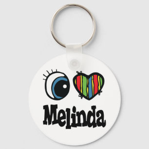Porte-clés I Heart (Amour) Melinda