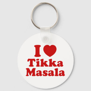 Porte-clés I Heart (Amour) Tikka Masala