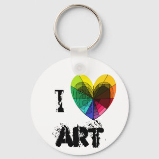 Porte-clés "I [heart] Art" porte - clé