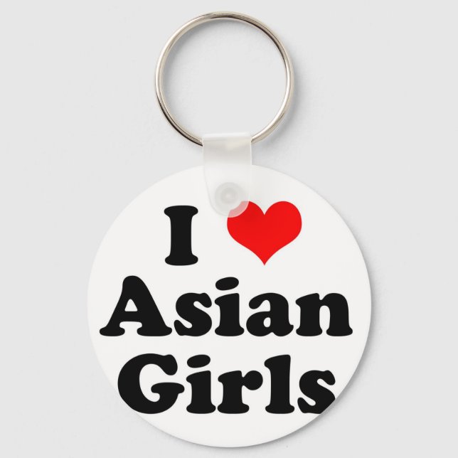 Porte-clés I Heart Asian Girls (Recto)