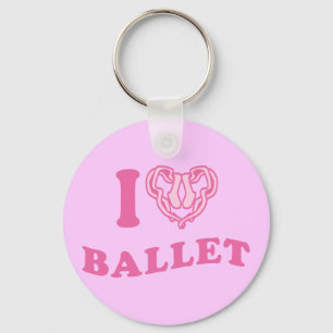 Porte-clés I Heart Ballet