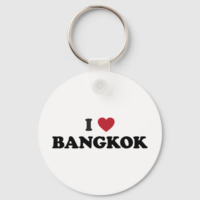 Porte-clés I Heart Bangkok Thaïlande (Recto)