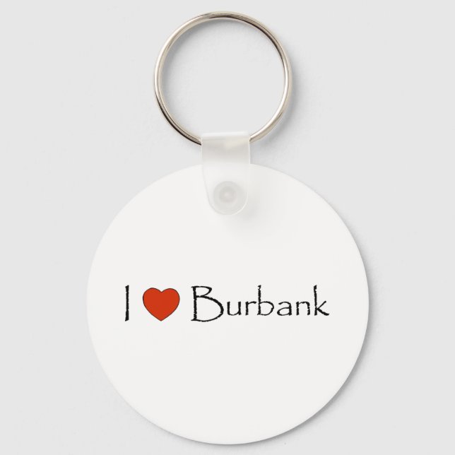 Porte-clés I Heart Burbank (Recto)