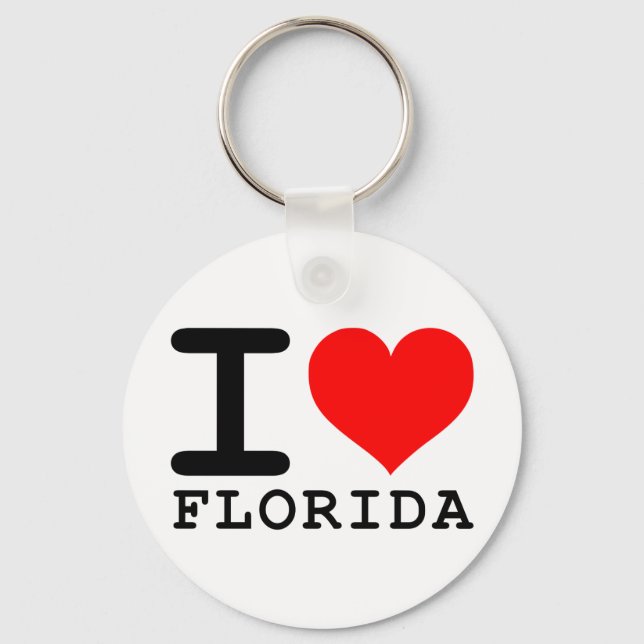 Porte-clés I Heart Florida (Recto)