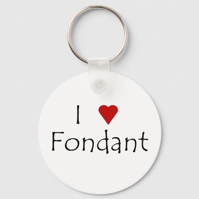 Porte-clés I Heart Fondant Porte - clé (Recto)