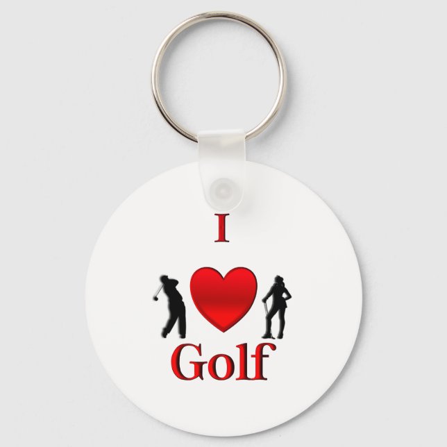 Porte-clés I Heart Golf (Recto)