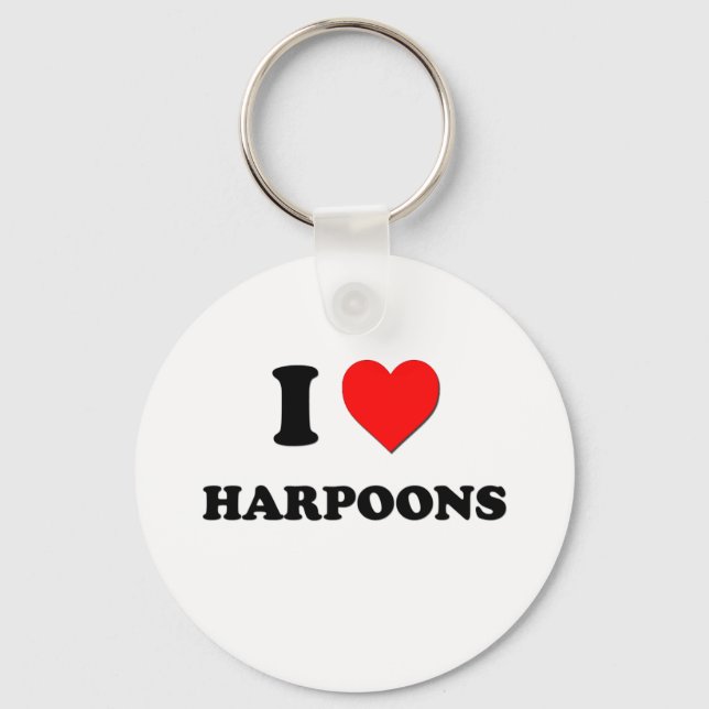 Porte-clés I Heart Harpoons (Recto)
