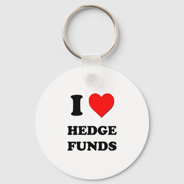 Porte-clés I Heart Hedge Funds (Recto)
