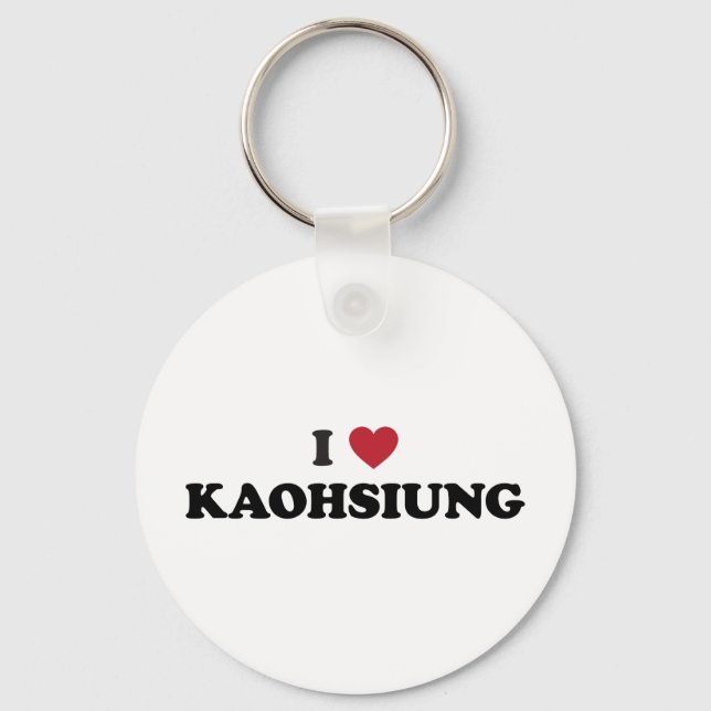 Porte-clés I Heart Kaohsiung Taïwan (Recto)