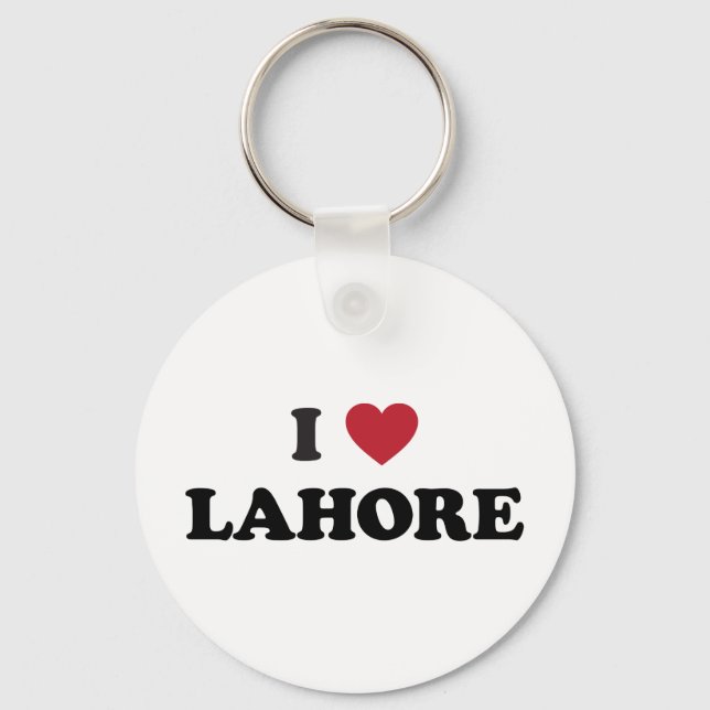 Porte-clés I Heart Lahore Pakistan (Recto)