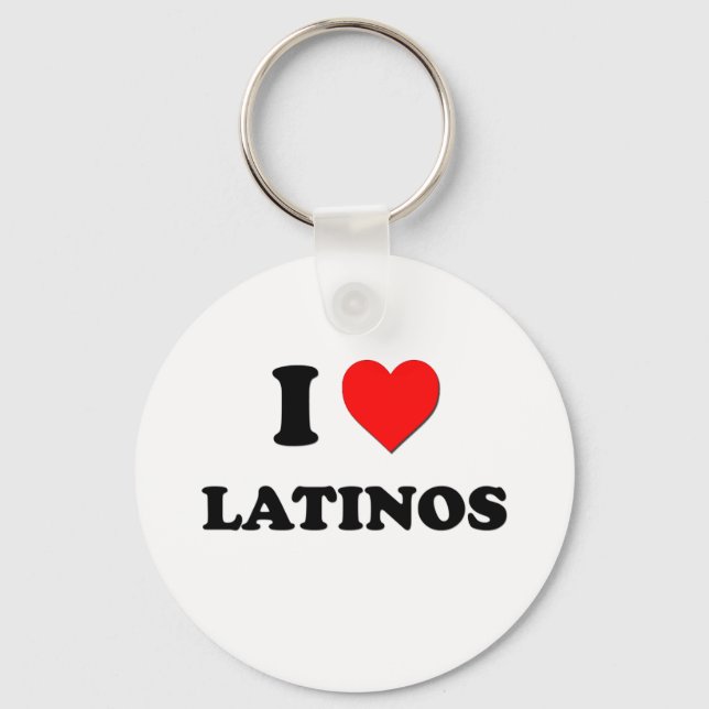 Porte-clés I Heart Latinos (Recto)