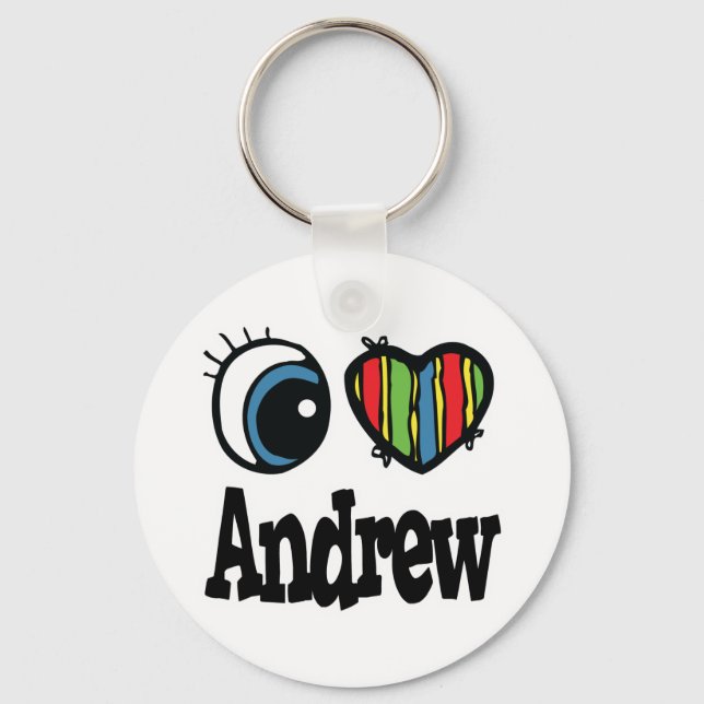 Porte-clés I Heart (Love) Andrew (Recto)
