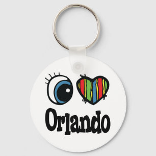 Porte-clés I Heart (Love) Orlando