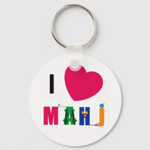 Porte-clés I Heart Mahj porte - clé