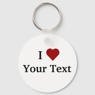 Porte-clés I Heart (personnalisation) porte - clé