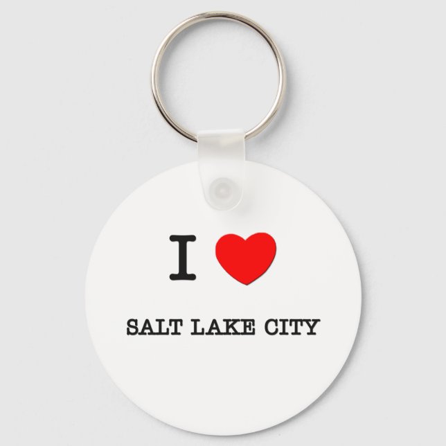 Porte-clés I Heart SALT LAKE CITY (Recto)