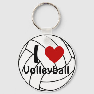 Porte-clés I Heart Volleyball