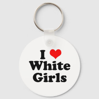 Porte-clés I Heart White Girls