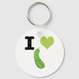 Porte-clés I Heart Zucchini