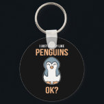 Porte-clés I Just Really Like Penguin<br><div class="desc">I Just Really Like Penguin</div>