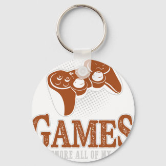 Porte-clés I Just Want to Play Video Games and Ignore All of 