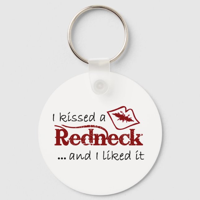 Porte-clés I Kissed A Redneck! (Recto)