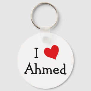 Porte-clés I Love Ahmed