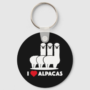 Porte-clés I Love Alpacas