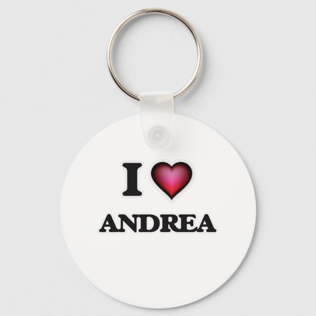 Porte-clés I Love Andrea (Recto)