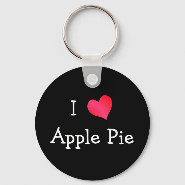Porte-clés I Love Apple Pie (Recto)