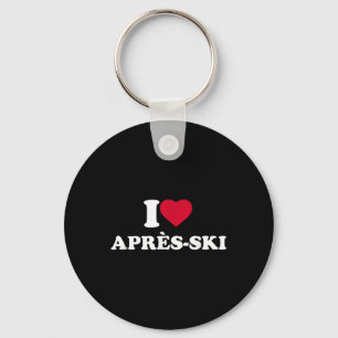 Porte-clés I Love Après-ski I Heart Après-ski Lover Skiing Sn