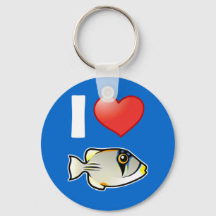 Porte-clés I Love Arabian Picassofish