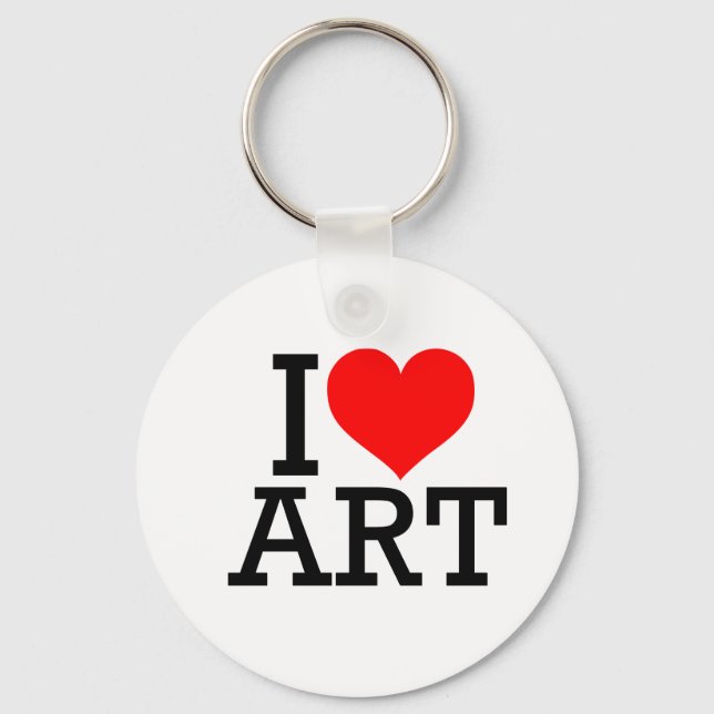 Porte-clés I Love Art Porte - clé (Recto)