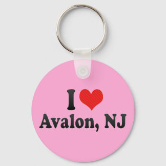 Porte-clés I Love Avalon, NJ