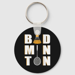 Porte-clés I Love Badminton - Badminton