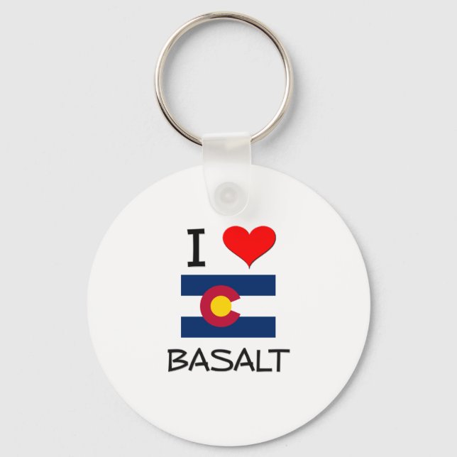 Porte-clés I Love BASALT Colorado (Recto)