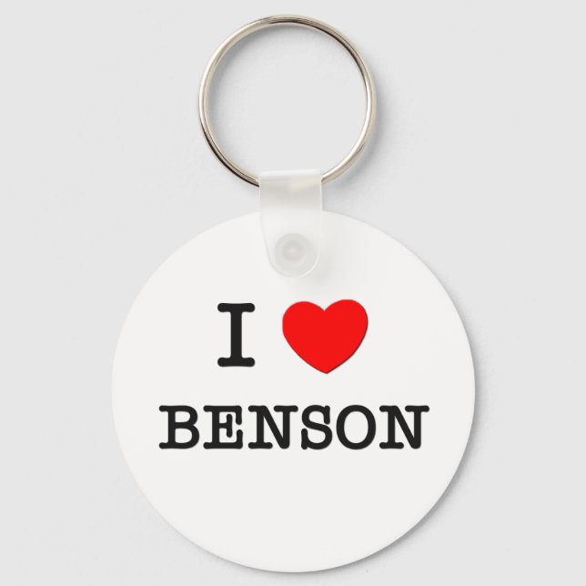 Porte-clés I Love Benson (Recto)