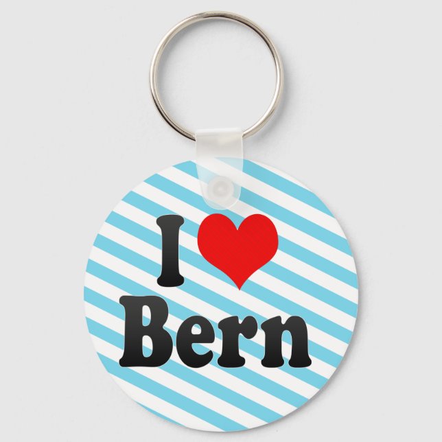 Porte-clés I Love Bern, Switzerland (Recto)