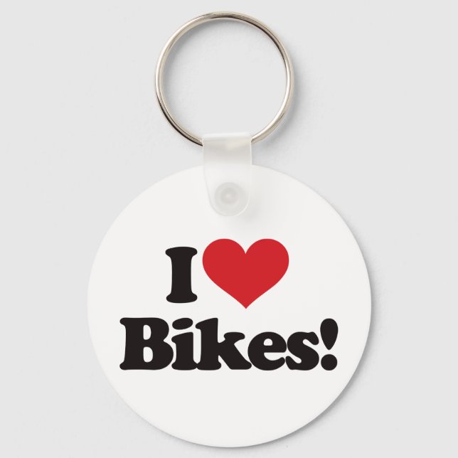 Porte-clés I Love Bikes! (Recto)