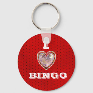 Porte-clés I Love Bingo porte - clé