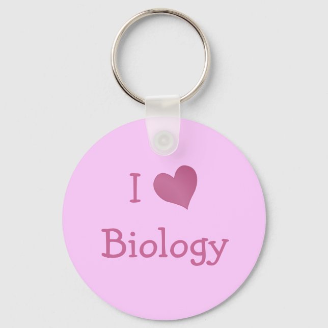 Porte-clés I Love Biology (Recto)
