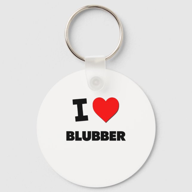 Porte-clés I Love Blubber (Recto)
