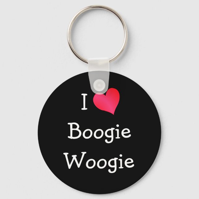 Porte-clés I Love Boogie Woogie (Recto)