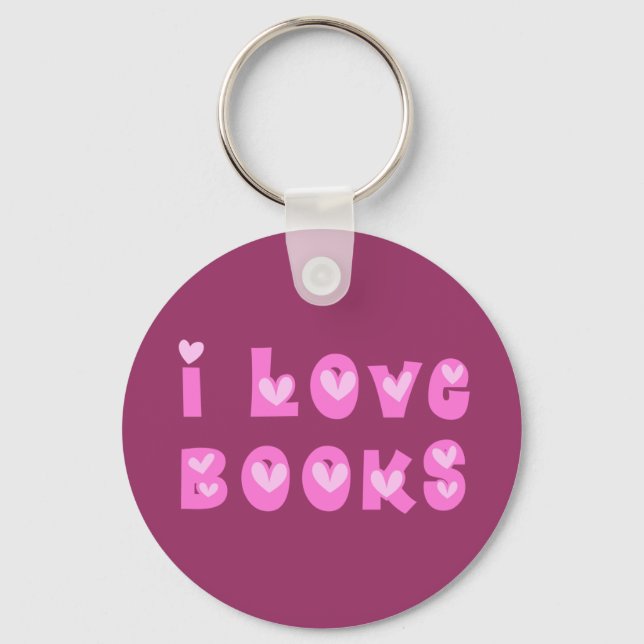 Porte-clés I Love Books Porte - clé (Recto)