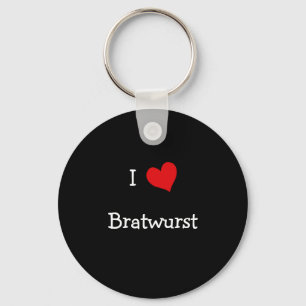 Porte-clés I Love Bratwurst