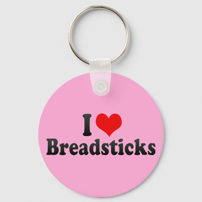 Porte-clés I Love Breadsticks (Recto)