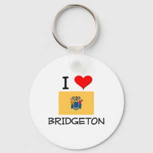 Porte-clés I Love Bridgeton New Jersey