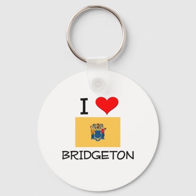 Porte-clés I Love Bridgeton New Jersey (Recto)
